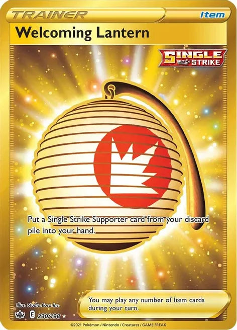 Welcoming Lantern - Chilling Reign 230/198 - Secret Rare