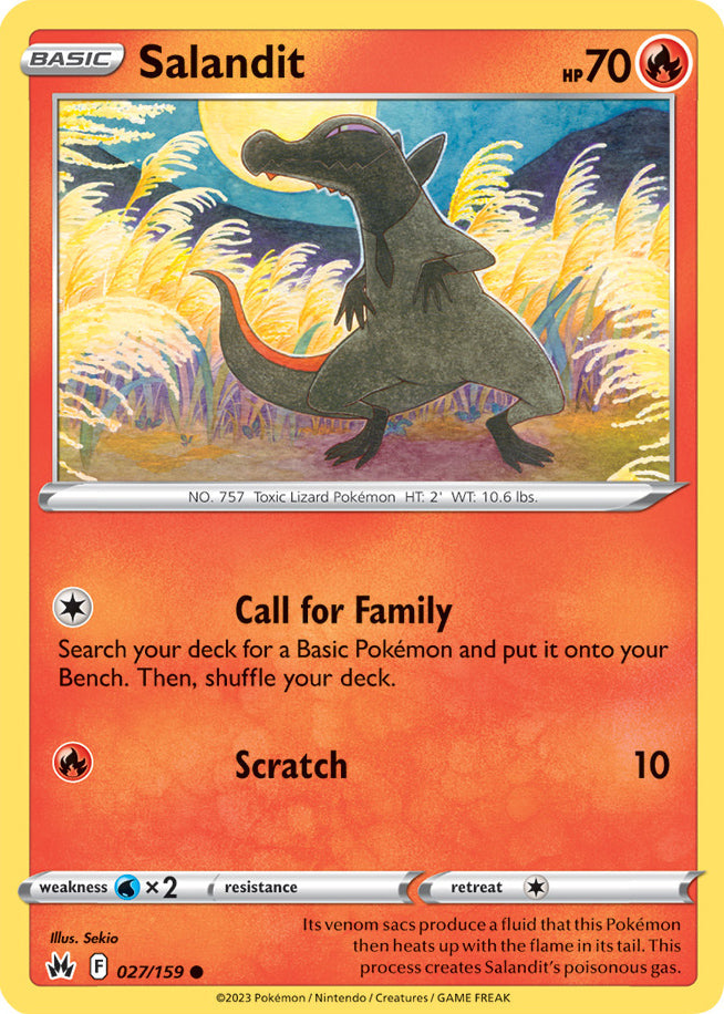 Salandit - Crown Zenith 027/159 - Common