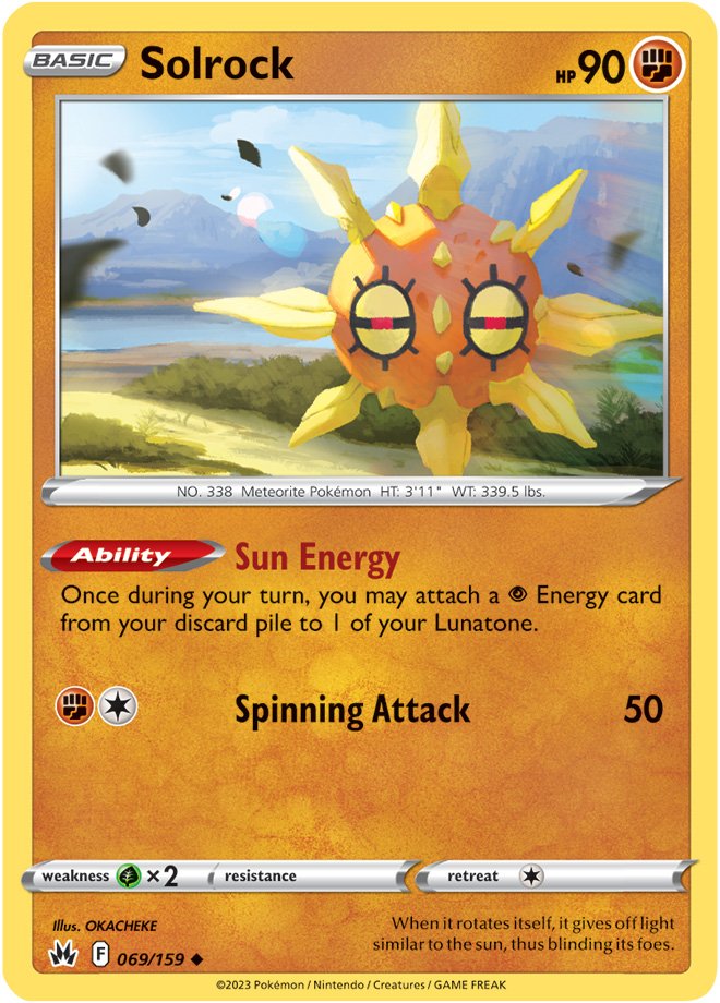 Solrock - Crown Zenith 069/159 - Uncommon