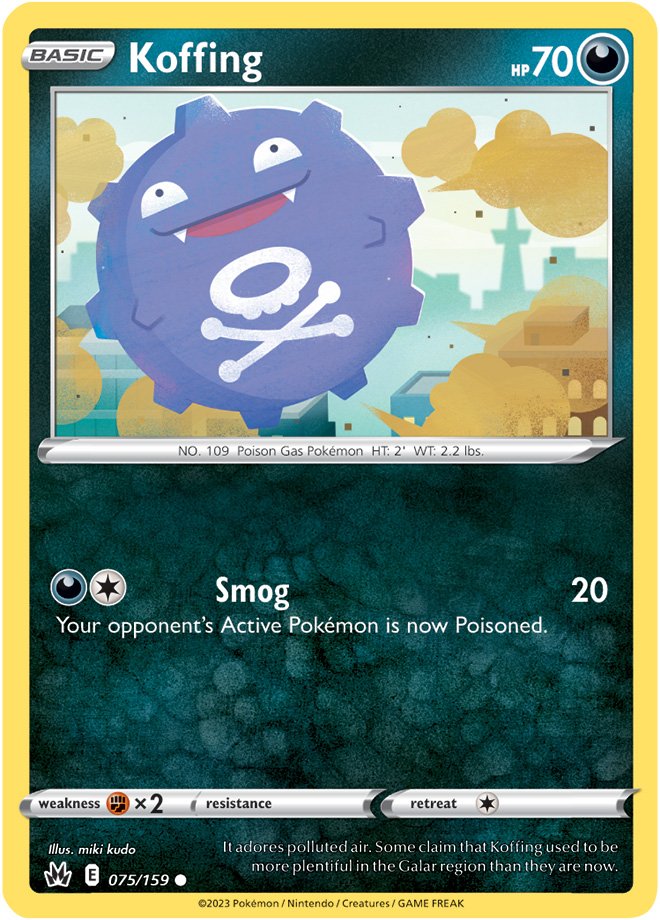 Koffing - Crown Zenith 075/159 - Common