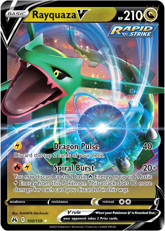 Rayquaza V - Crown Zenith 100/159 - Ultra Rare