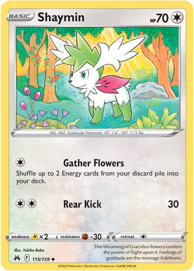 Shaymin - Crown Zenith 115/159 - Uncommon