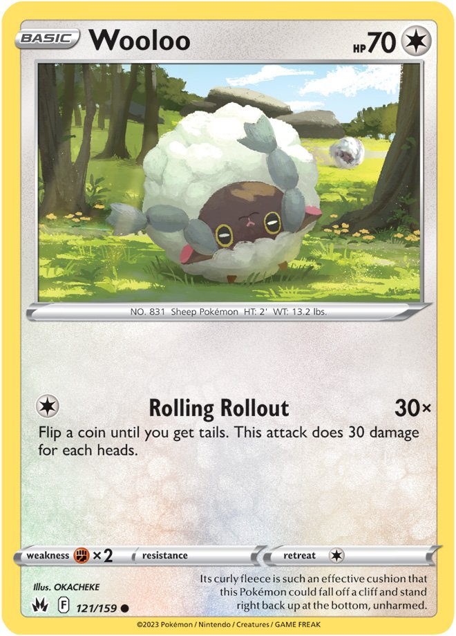 Wooloo - Crown Zenith 121/159 - Common
