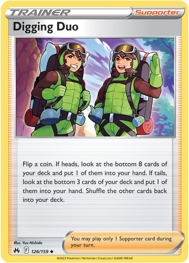 Digging Duo - Crown Zenith 126/159 - Uncommon