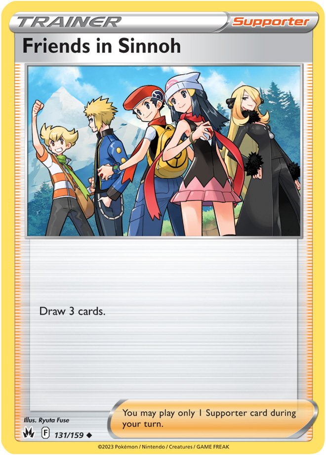 Friends in Sinnoh - Crown Zenith 131/159 - Uncommon