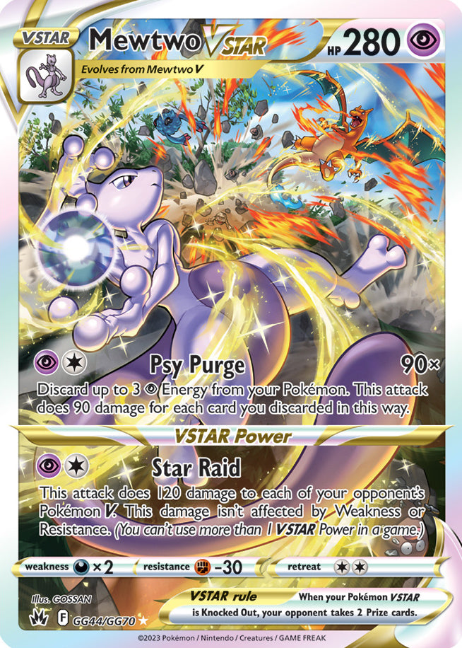Mewtwo VSTAR - Crown Zenith GG44/GG70 - Galarian Gallery Ultra Rare