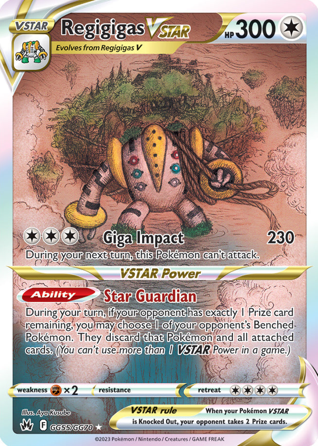 Regigigas VSTAR - Crown Zenith GG55/GG70 - Galarian Gallery Ultra Rare