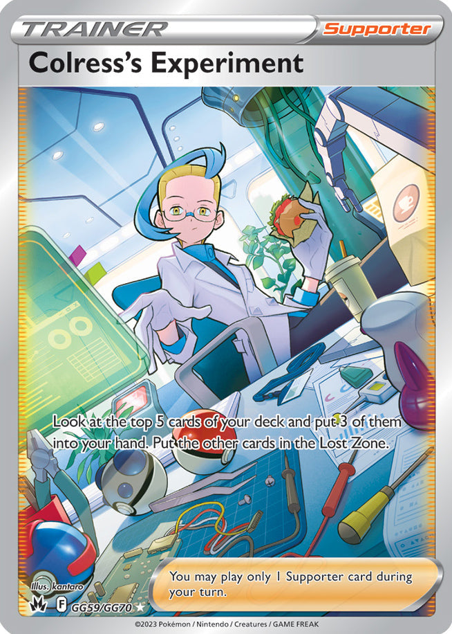 Colress's Experiment - Crown Zenith GG59/GG70 - Galarian Gallery Ultra Rare