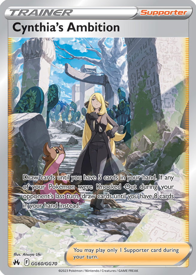 Cynthia's Ambition - Crown Zenith GG60/GG70 - Galarian Gallery Ultra Rare