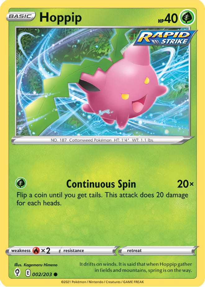 Hoppip - Evolving Skies 002/203 - Common
