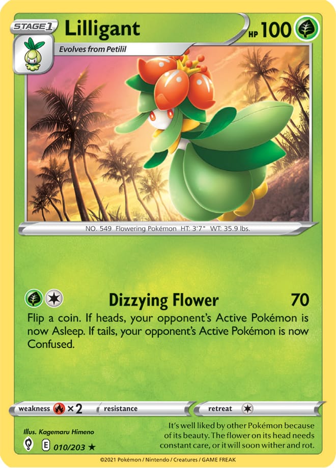 Lilligant - Evolving Skies 010/203 - Rare