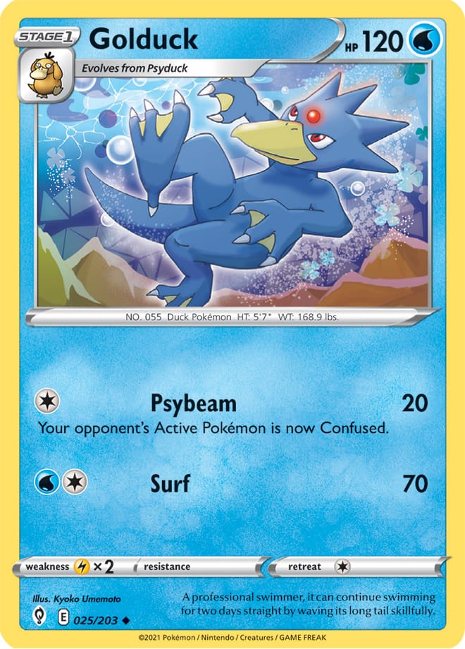 Golduck - Evolving Skies 025/203 - Uncommon