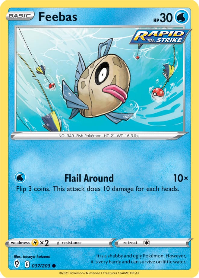 Feebas - Evolving Skies 037/203 - Common