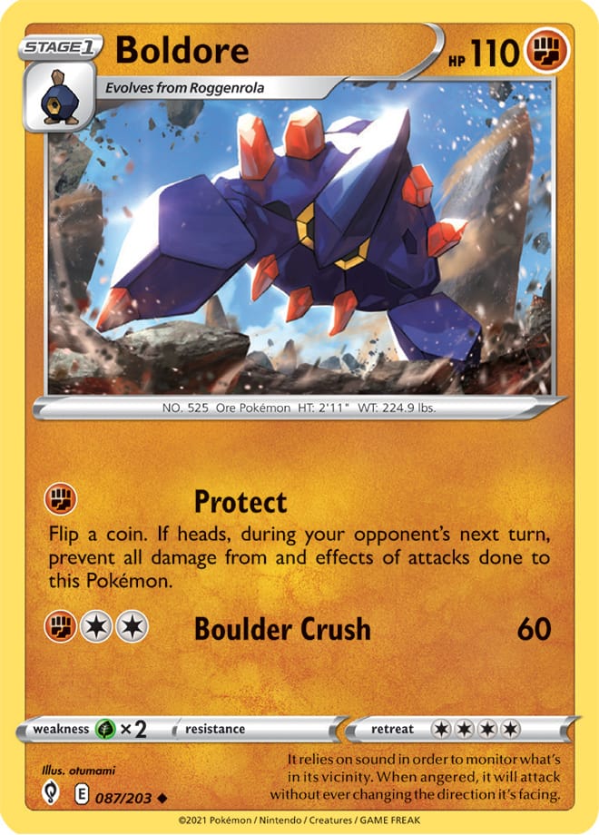 Boldore - Evolving Skies 087/203 - Uncommon