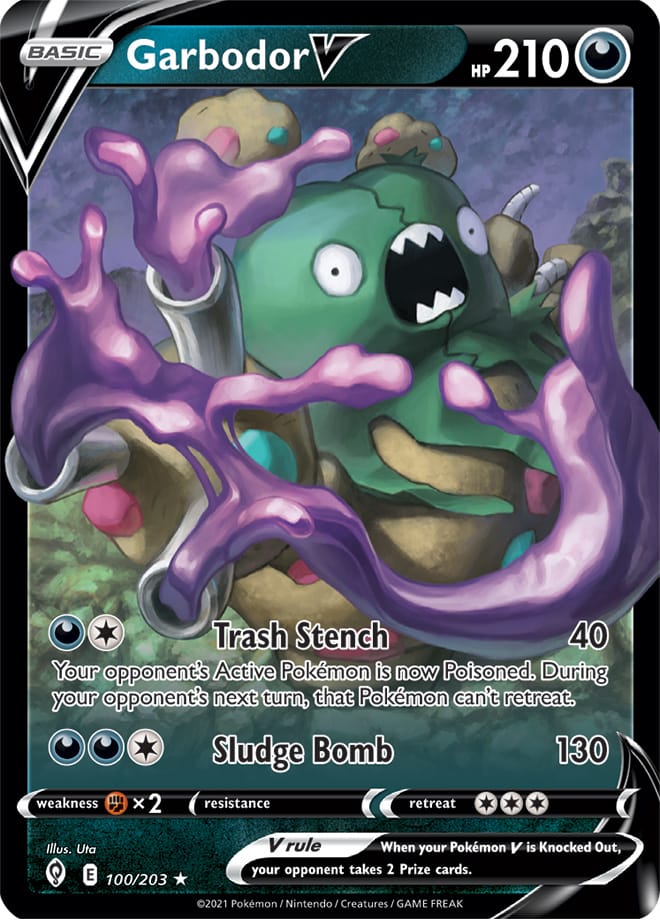 Garbodor V - Evolving Skies 100/203 - Ultra Rare