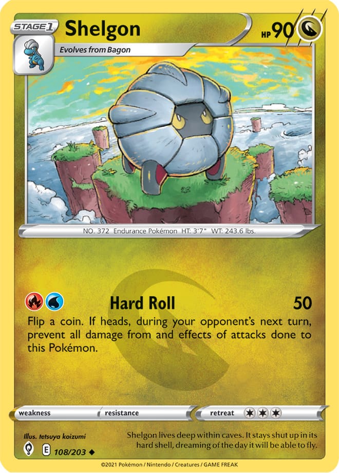 Shelgon - Evolving Skies 108/203 - Uncommon