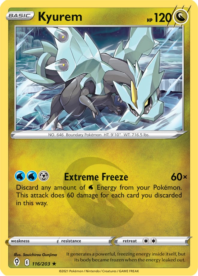 Kyurem - Evolving Skies 116/203 - Rare Holo
