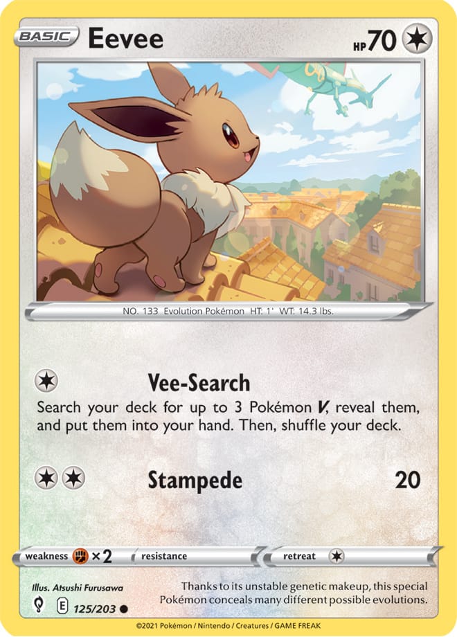 Eevee - Evolving Skies 125/203 - Common