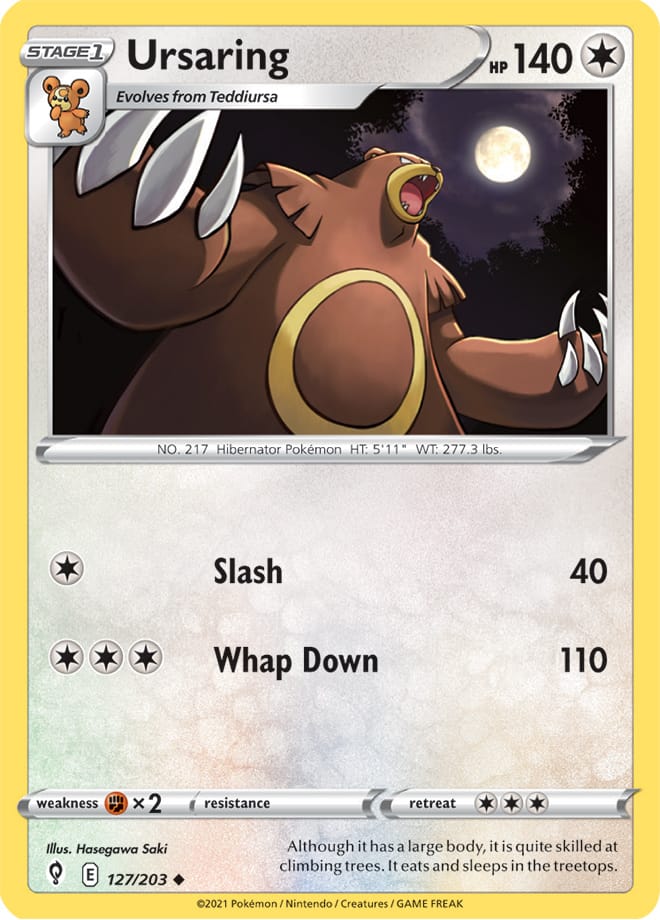 Ursaring - Evolving Skies 127/203 - Uncommon