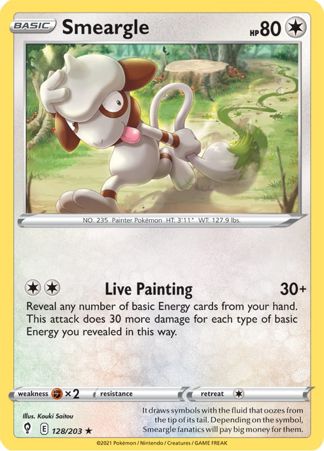 Smeargle - Evolving Skies 128/203 - Rare