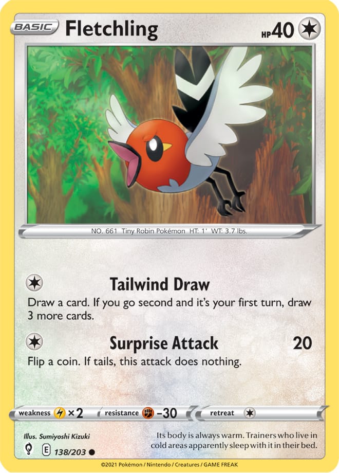 Fletchling - Evolving Skies 138/203 - Common