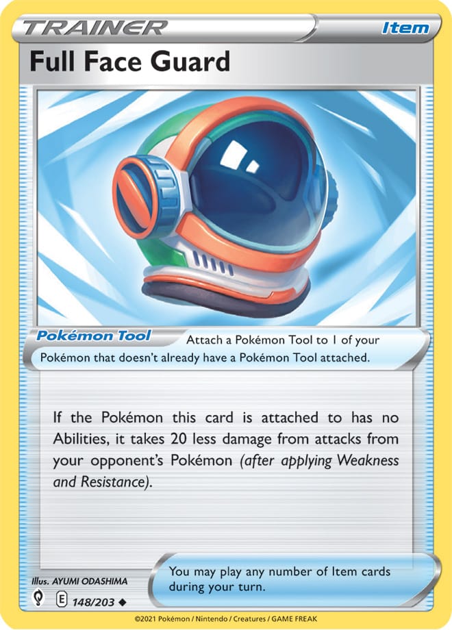 Full Face Guard - Evolving Skies 148/203 - Uncommon