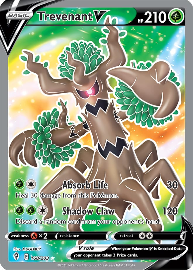 Trevenant V - Evolving Skies 168/203 - Full Art