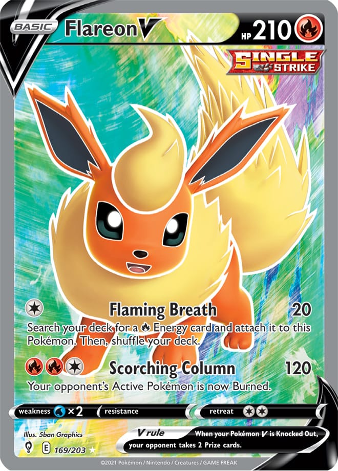 Flareon V - Evolving Skies 169/203 - Full Art