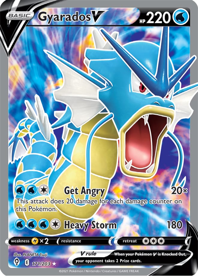 Gyarados V - Evolving Skies 171/203 - Full Art
