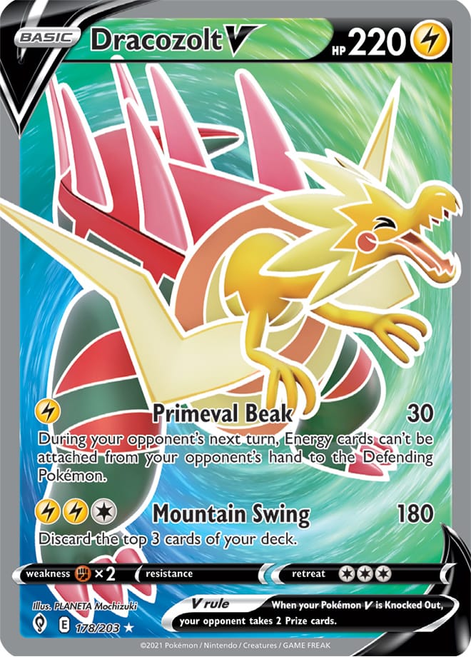 Dracozolt V - Evolving Skies 178/203 - Full Art