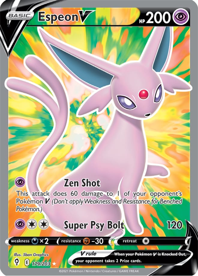 Espeon V - Evolving Skies 179/203 - Full Art
