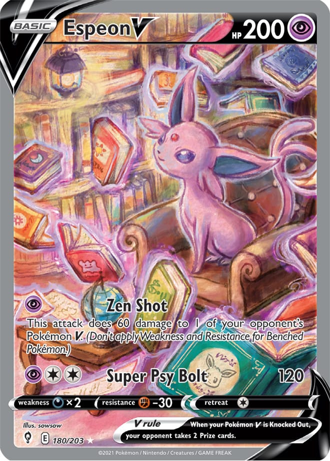 Espeon V - Evolving Skies 180/203 - Alternate Art