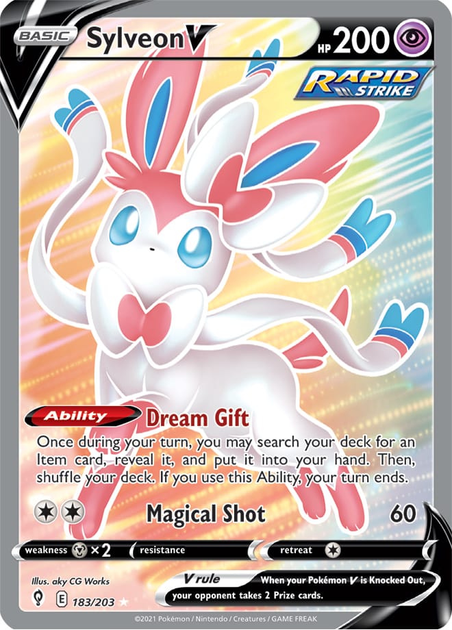 Sylveon V - Evolving Skies 183/203 - Full Art