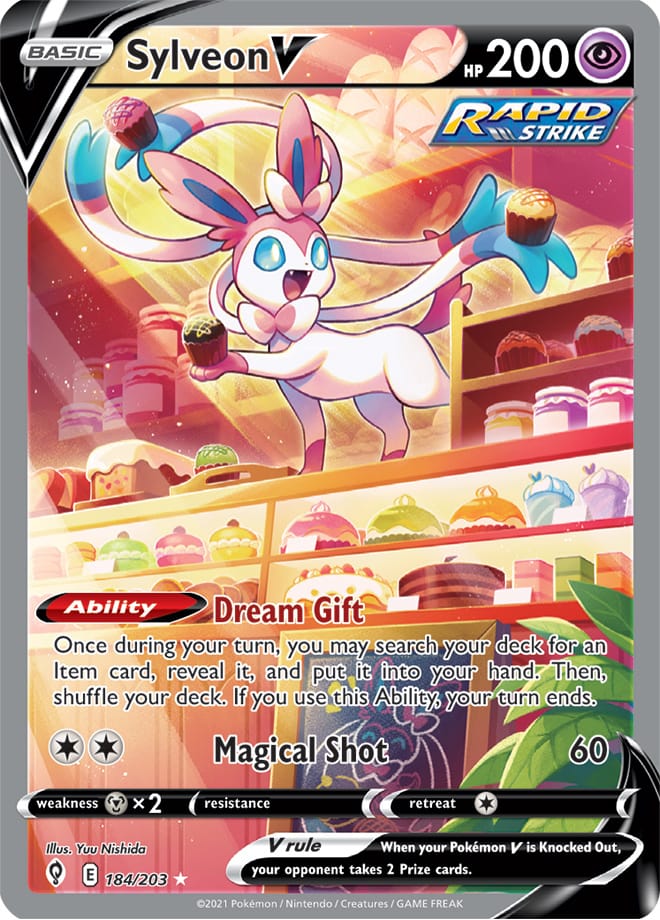 Sylveon V - Evolving Skies 184/203 - Alternate Art