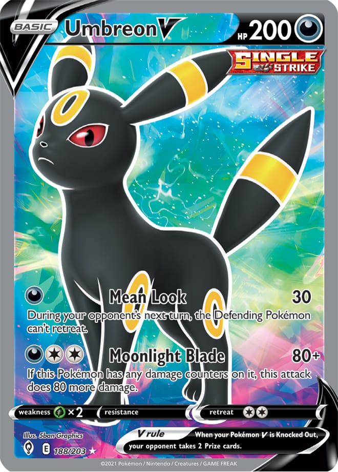 Umbreon V - Evolving Skies 188/203 - Full Art