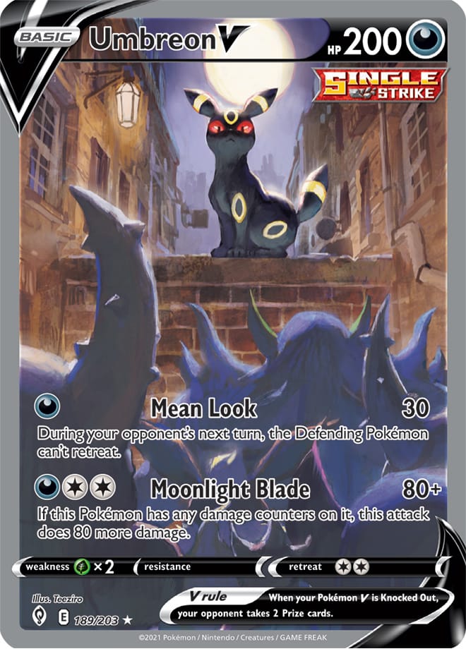 Umbreon V - Evolving Skies 189/203 - Alternate Art