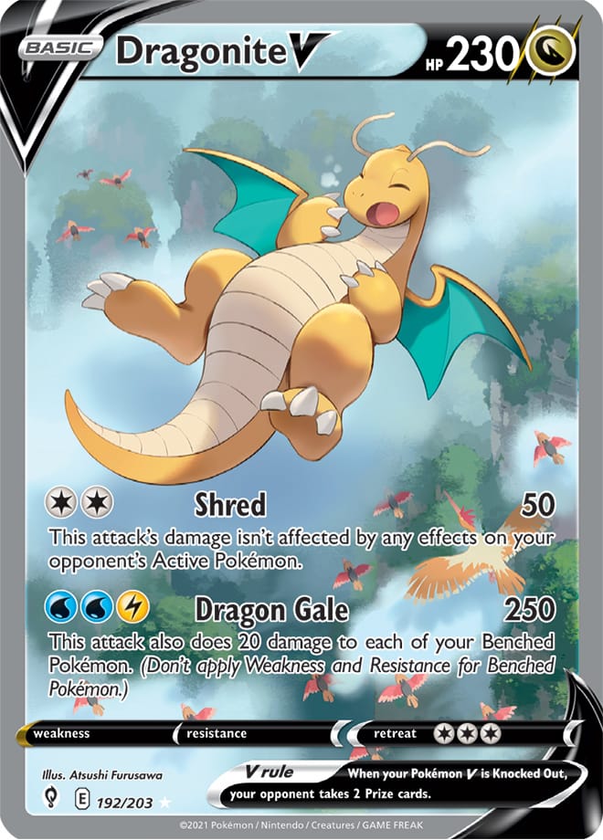 Dragonite V - Evolving Skies 192/203 - Alternate Art