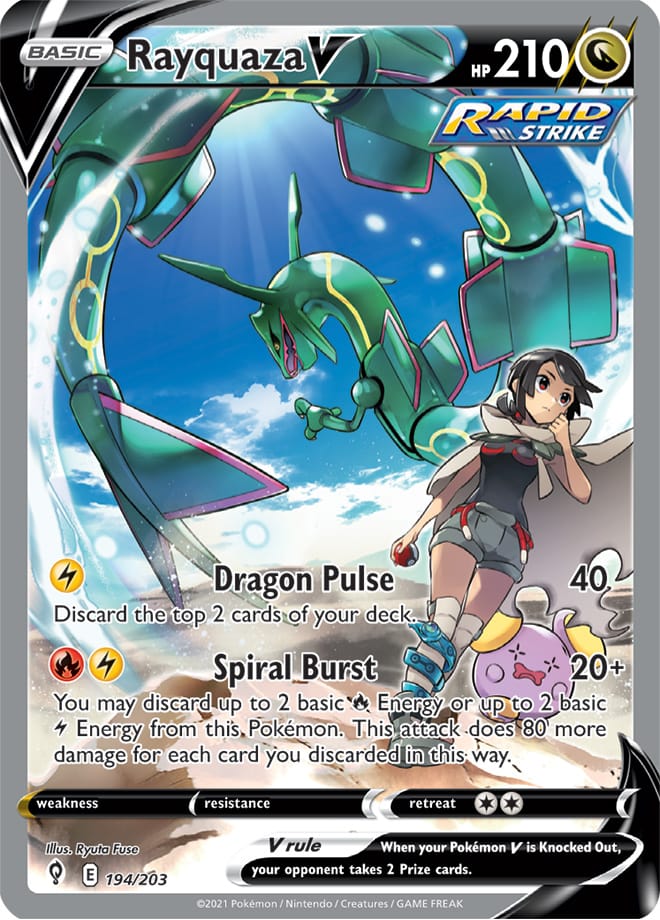 Rayquaza V - Evolving Skies 194/203 - Alternate Art