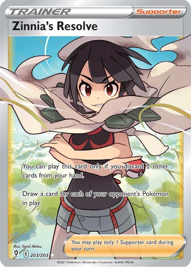 Zinnia's Resolve - Evolving Skies 203/203 - Full Art