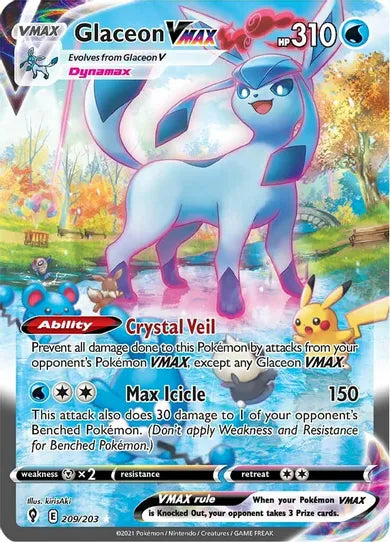 Glaceon VMAX - Evolving Skies 209/203 - Alternate Art