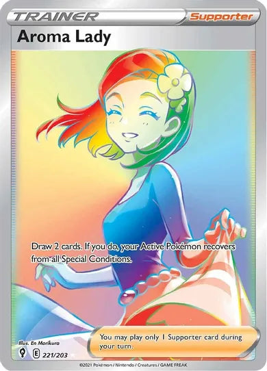 Aroma Lady - Evolving Skies 221/203 - Secret Rare