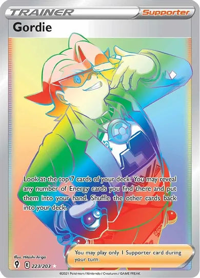 Gordie - Evolving Skies 223/203 - Secret Rare
