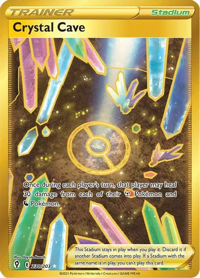 Crystal Cave - Evolving Skies 230/203 - Secret Rare