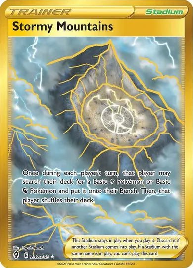 Stormy Mountains - Evolving Skies 232/203 - Secret Rare