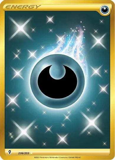 Darkness Energy - Evolving Skies 236/203 - Secret Rare