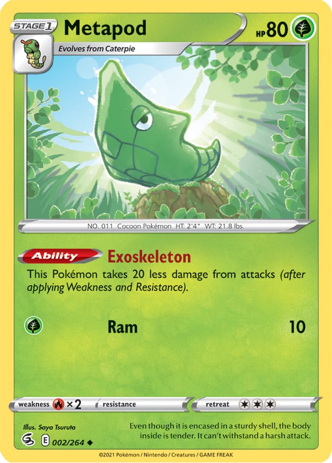 Metapod - Fusion Strike 002/264 - Uncommon