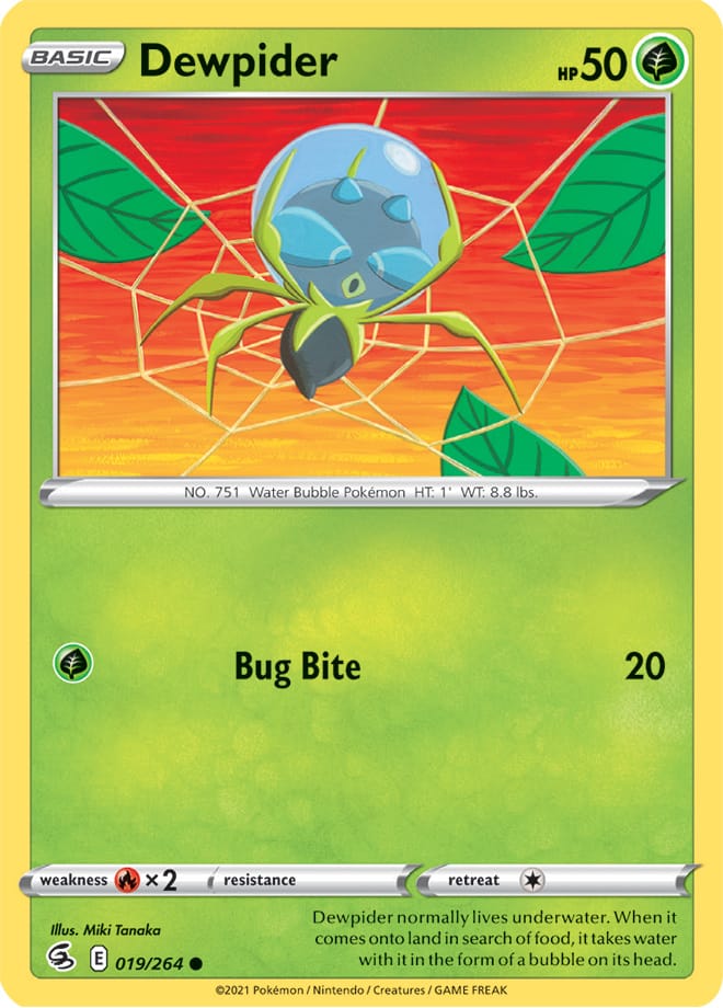Dewpider - Fusion Strike 019/264 - Common