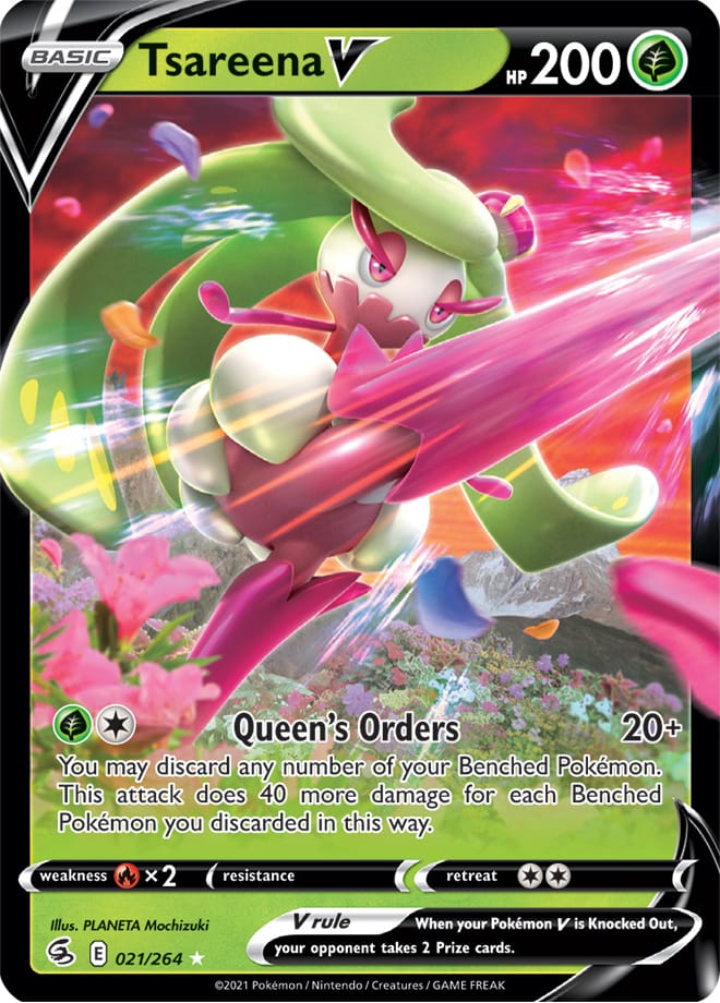 Tsareena V - Fusion Strike 021/264 - Ultra Rare
