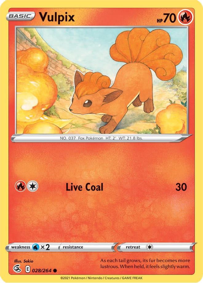 Vulpix - Fusion Strike 028/264 - Common