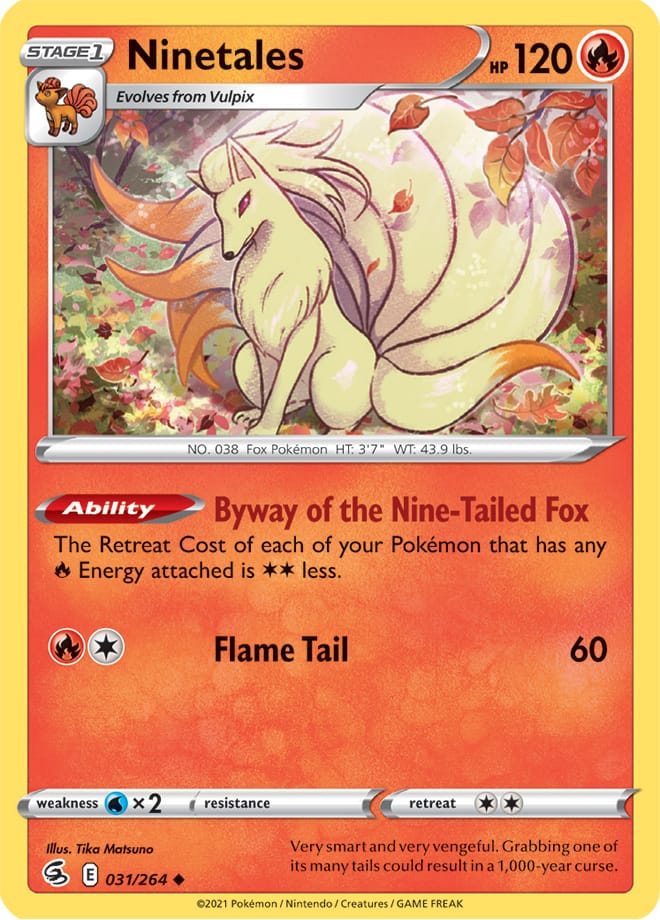 Ninetales - Fusion Strike 031/264 - Uncommon